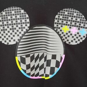 Disney Mickey Mouse Robot Black T-Shirt Unisex